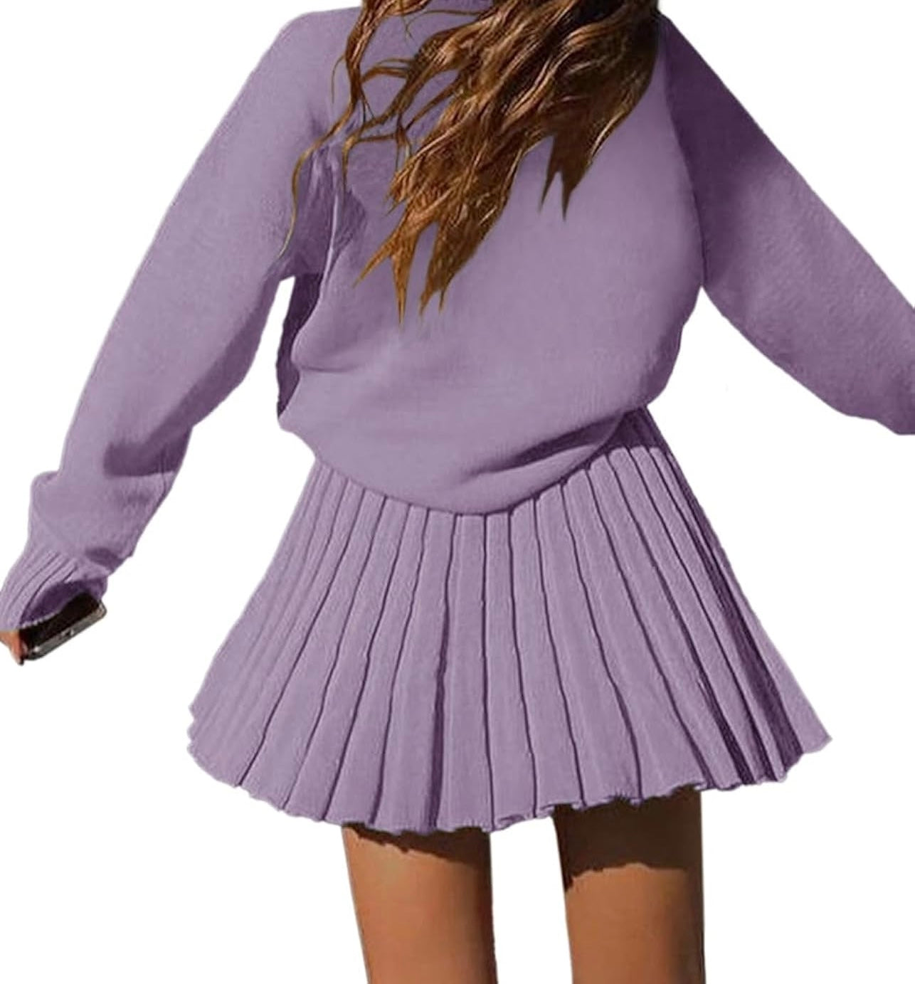 Sweater and Skirt Set