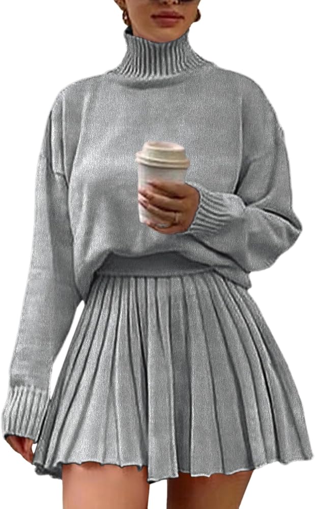 Sweater and Skirt Set