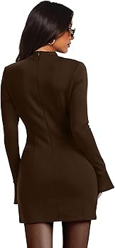 High Neck Fitted Dress