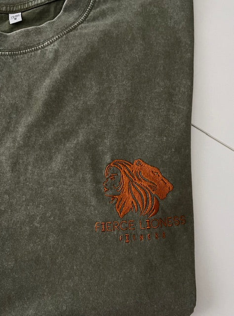 Fierce Oversized Washed T-shirt