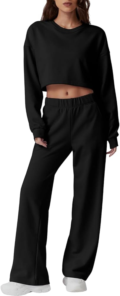 Open Back Sweatshirt & Sweatpants