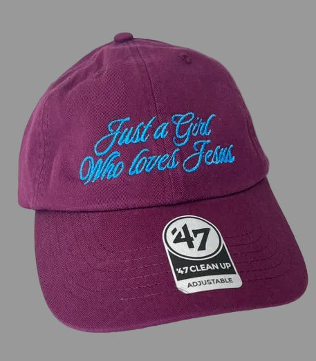 Just a Girl who Loves Jesus Hat