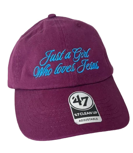 Just a Girl who Loves Jesus Hat