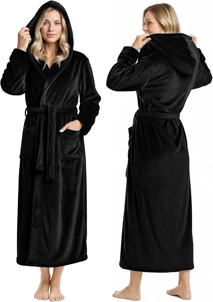 Hooded Fleece Robe