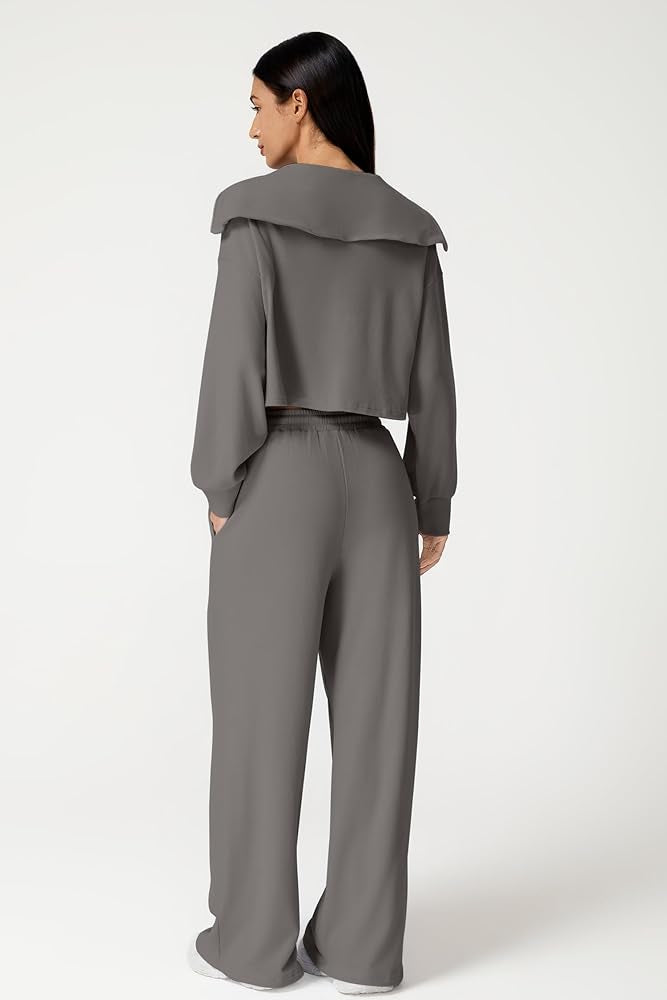 Half Zip & Sweatpant Set