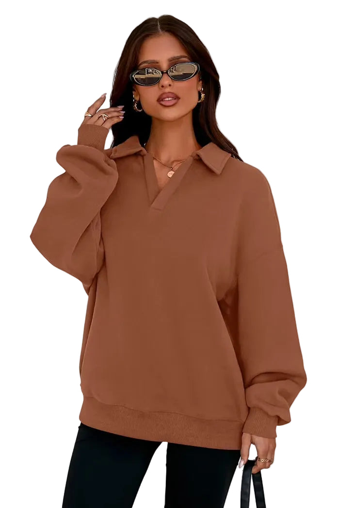 Collared Sweatshirt