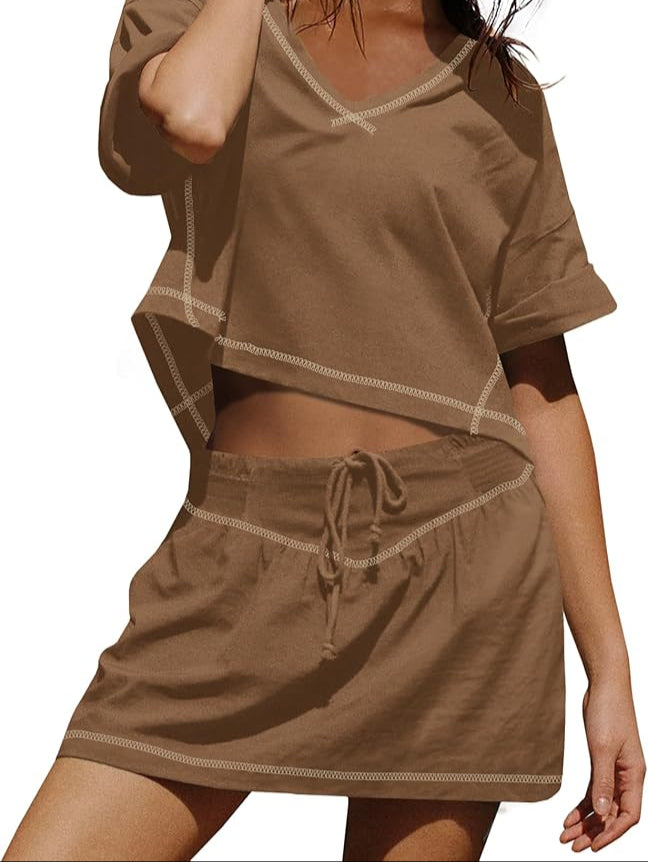 T-shirt & Skirt Set