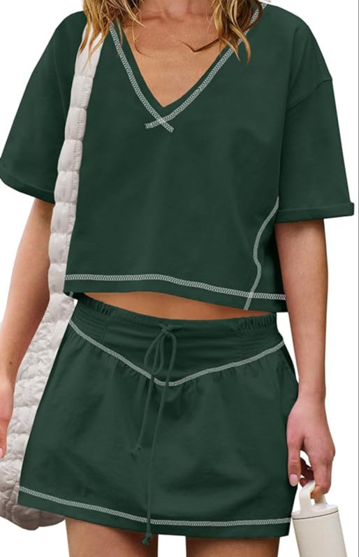 T-shirt & Skirt Set