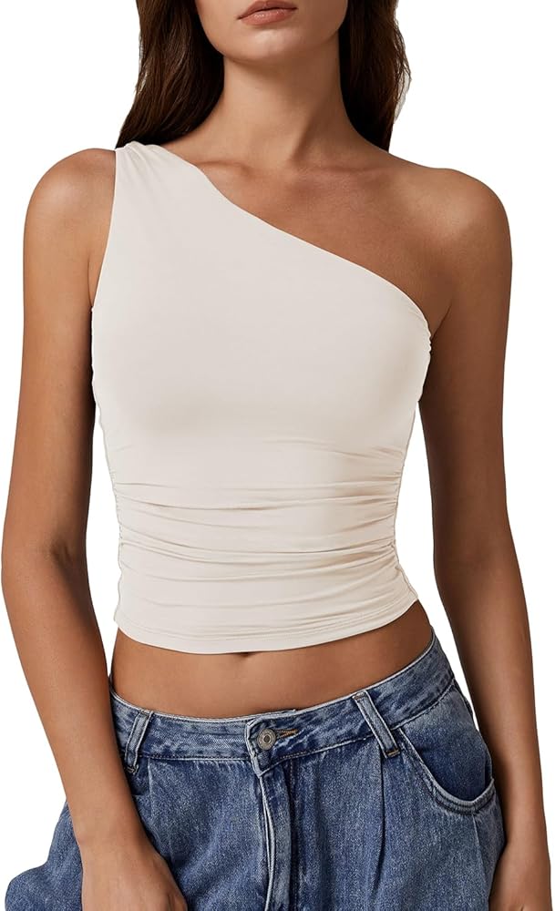 One Shoulder Tank Top