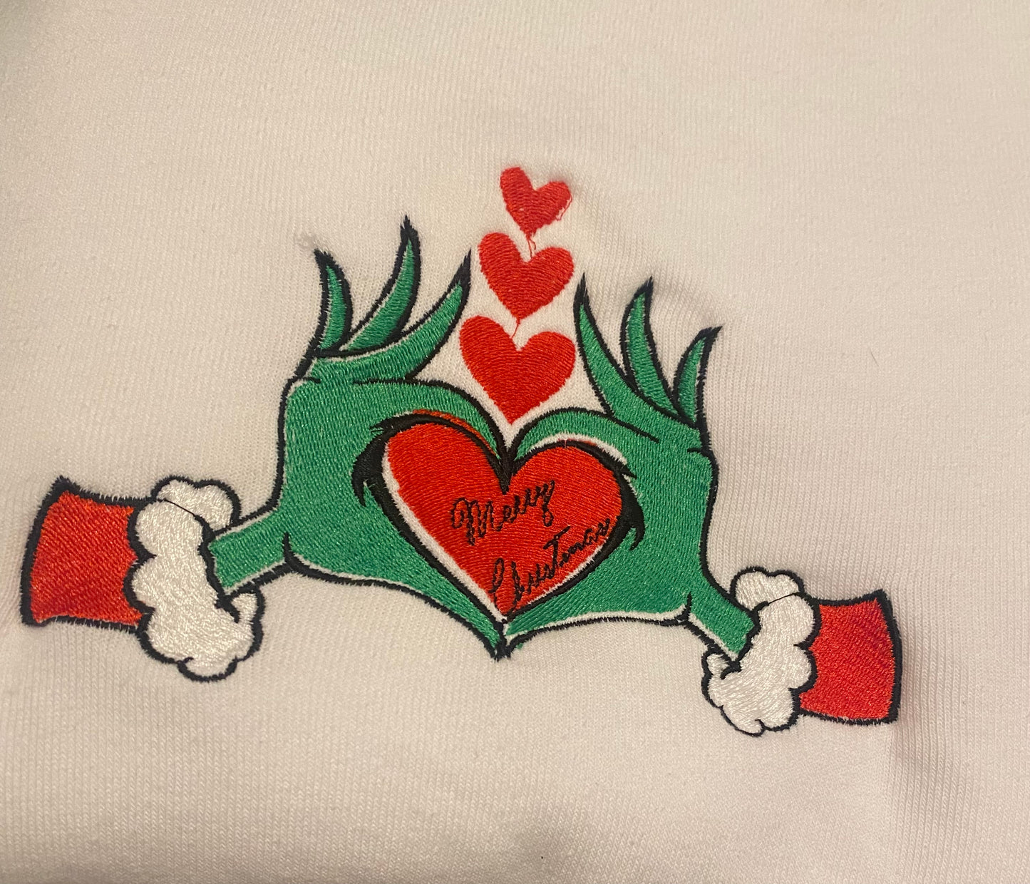 Grinch Heart Sweatshirt