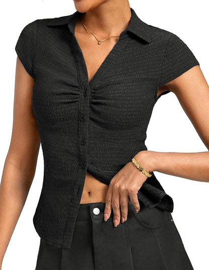 Button Down Short Sleeve Shirt