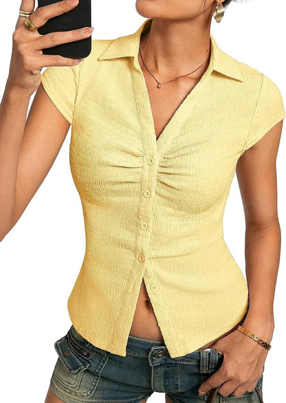 Button Down Short Sleeve Shirt