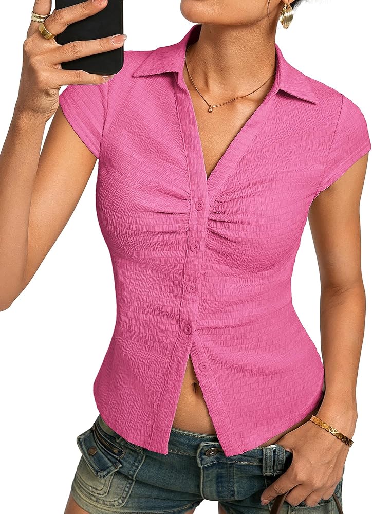 Button Down Short Sleeve Shirt