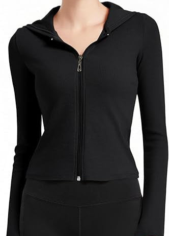 Ribbed Zip Up