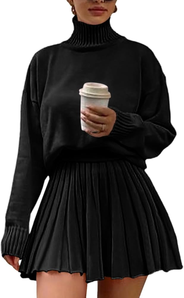 Sweater and Skirt Set