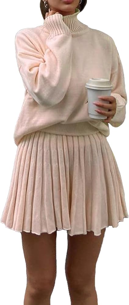 Sweater and Skirt Set