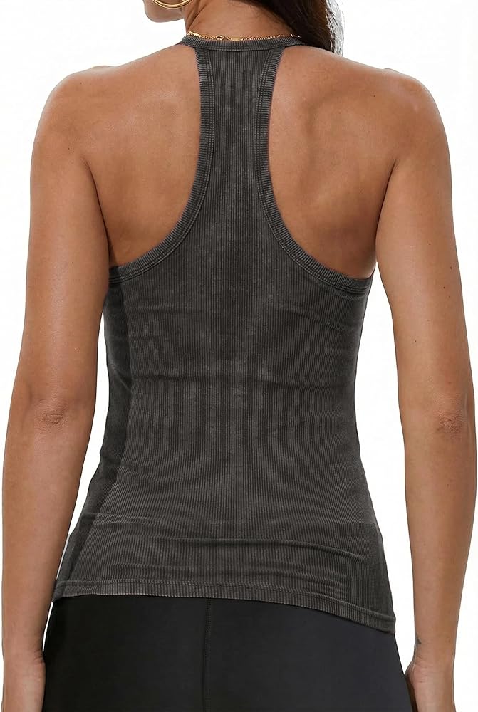V-neck Ribbed Tank
