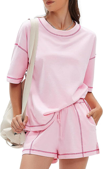 Oversized T-shirt & short set
