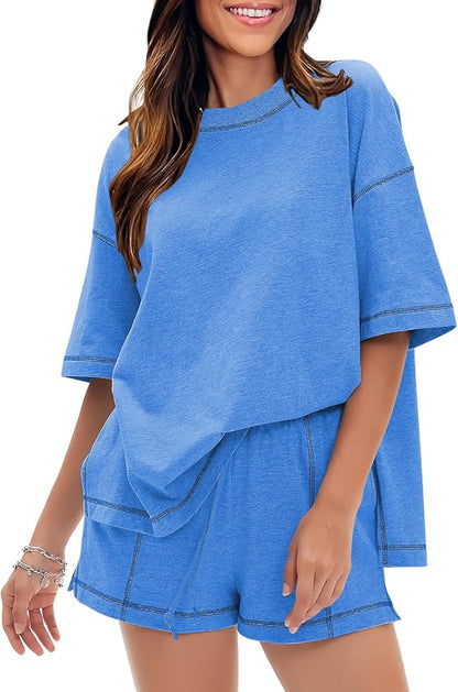Oversized T-shirt & short set