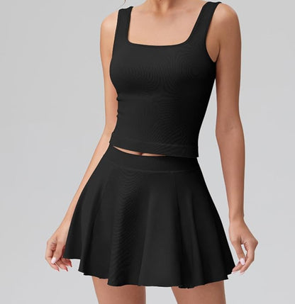 Tank Top & Skirt Set