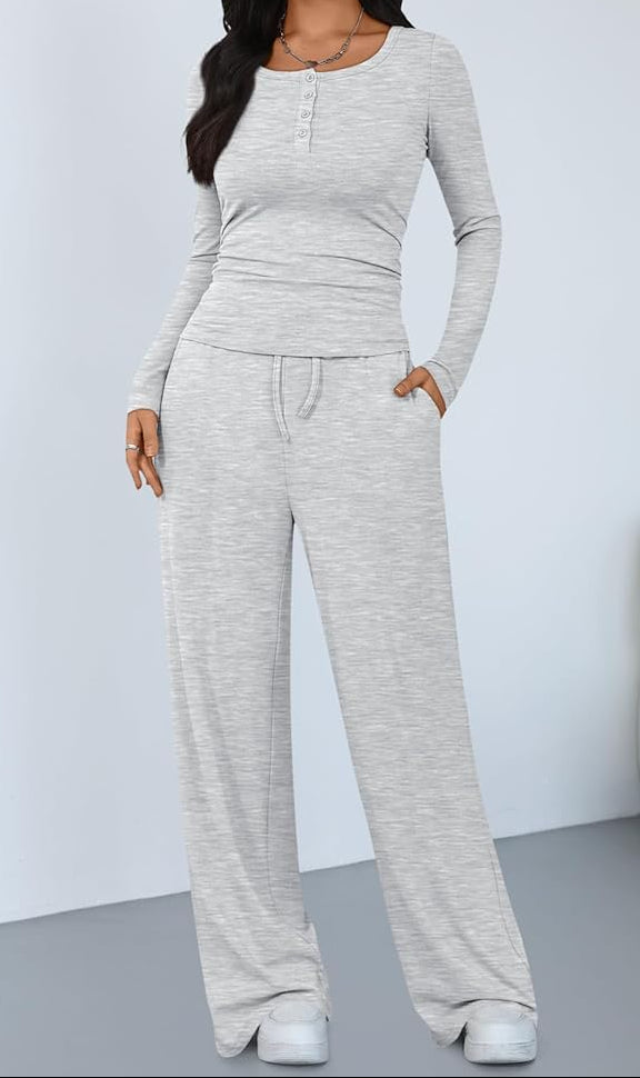 Fitted Shirt with Matching Pants