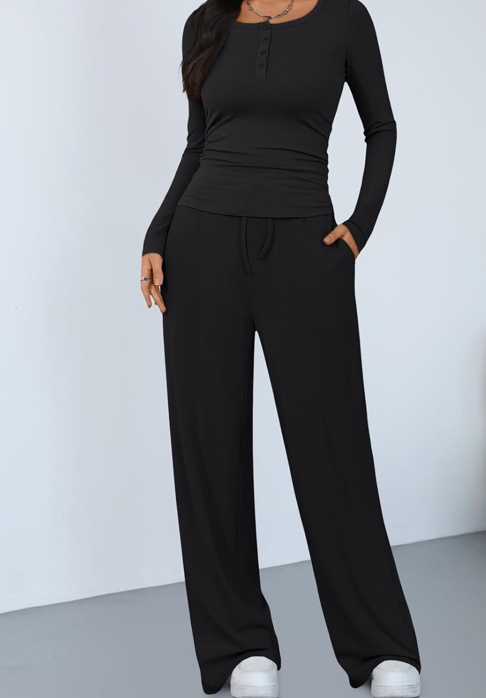 Fitted Shirt with Matching Pants