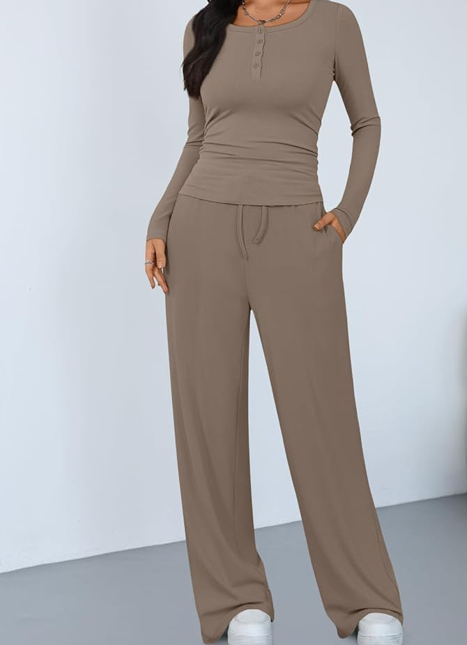 Fitted Shirt with Matching Pants