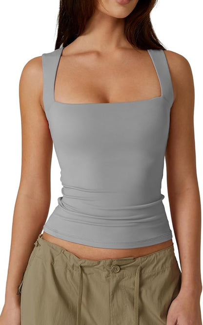 Square Neck Tank Top