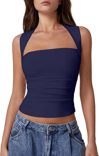 Square Neck Tank Top