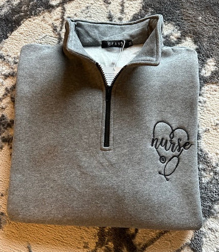 Nurse Half Zip Sweatshirt