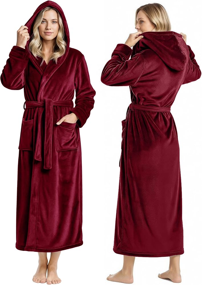 Hooded Fleece Robe