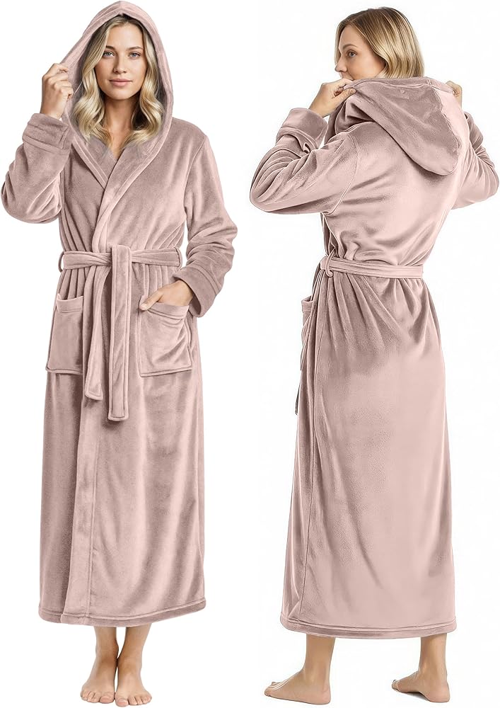 Hooded Fleece Robe