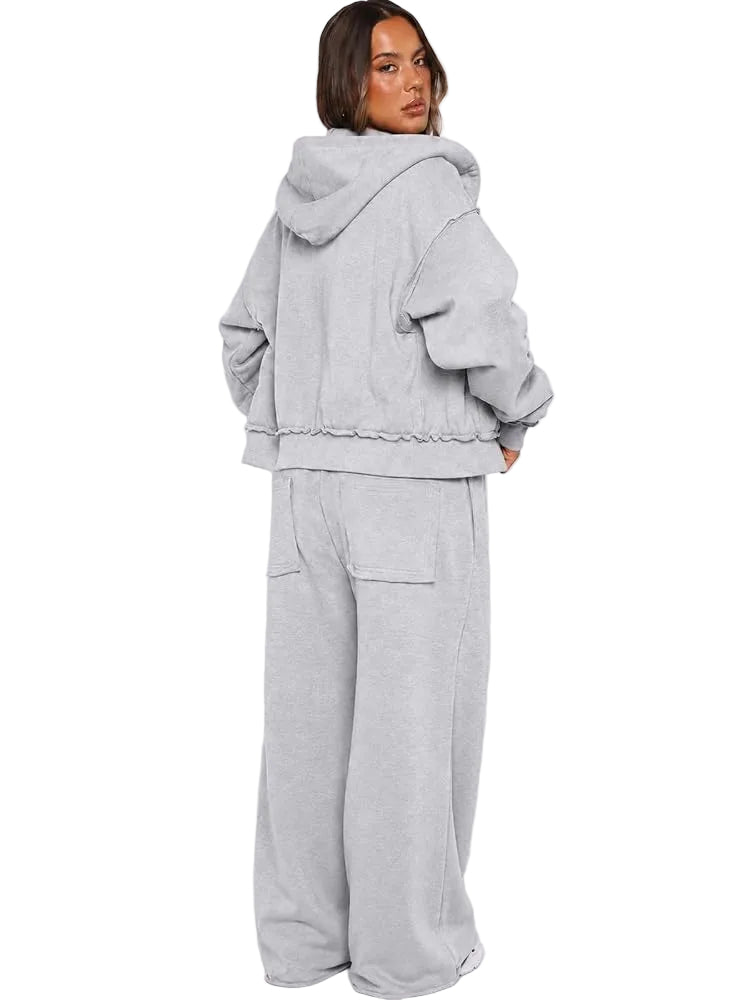 Zip Up and Sweatpant Set