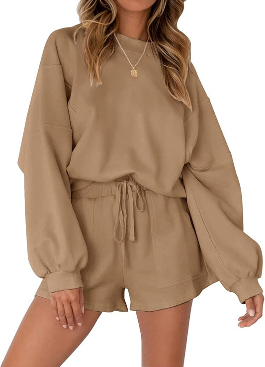Sweatshirt & Shorts Set