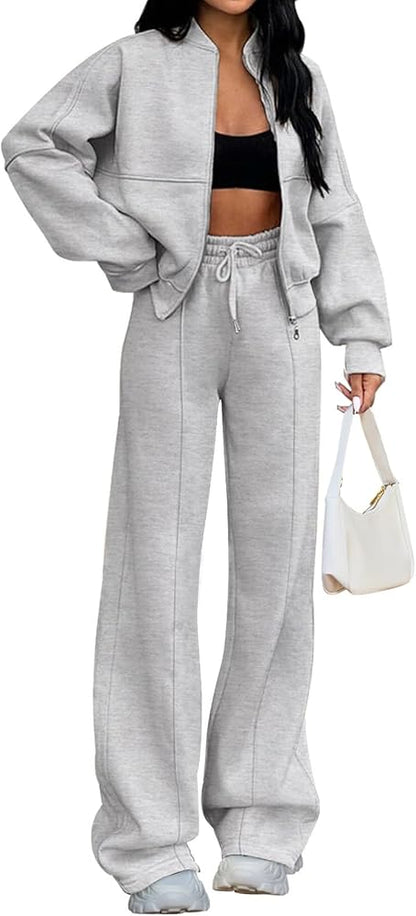 Zip Up & Sweatpant Set