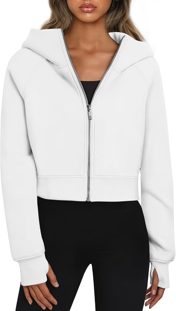 Cropped Zip Up