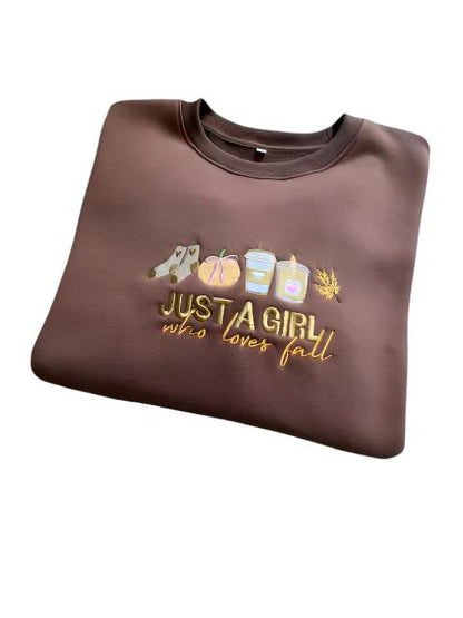 Just A Girl Sweatshirt