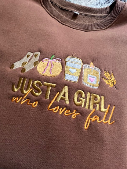 Just A Girl Sweatshirt