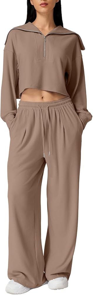 Half Zip & Sweatpant Set