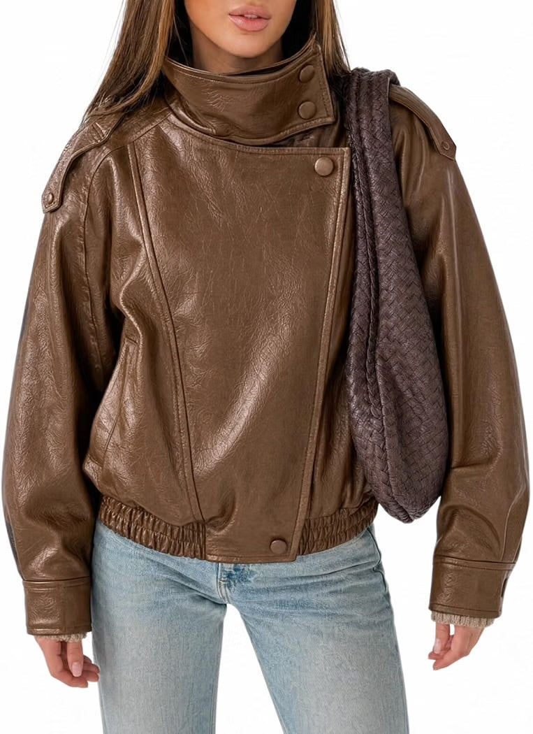 Faux Leather Jacket