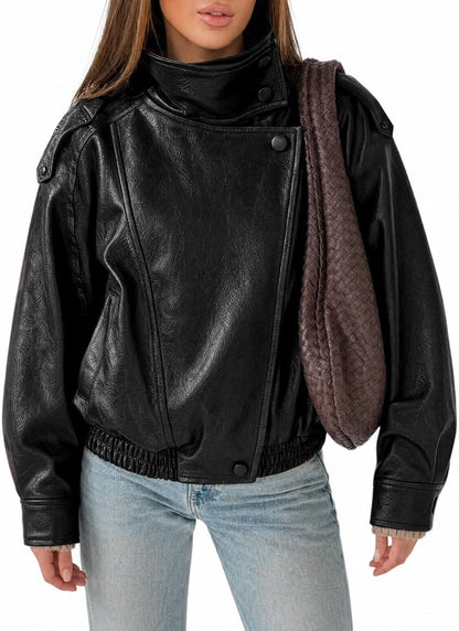 Faux Leather Jacket