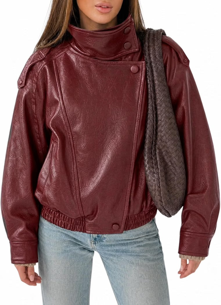 Faux Leather Jacket