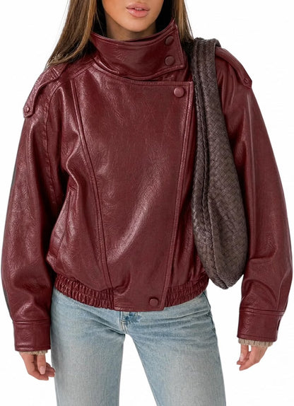 Faux Leather Jacket