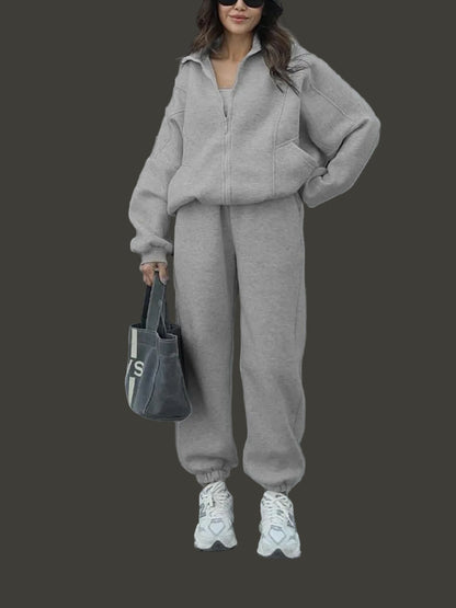 Zip Up & Sweatpant Set