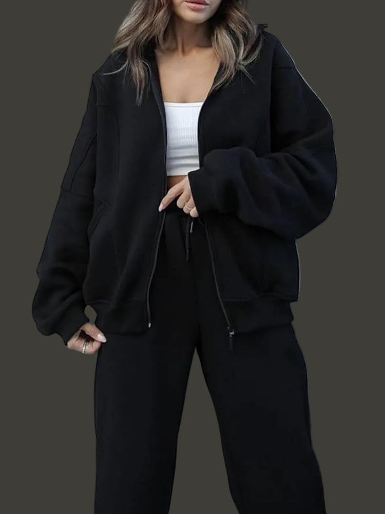 Zip Up & Sweatpant Set