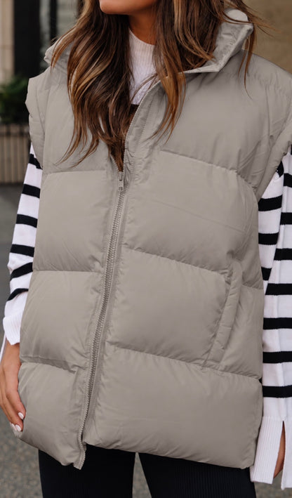 Oversized Puff Vest