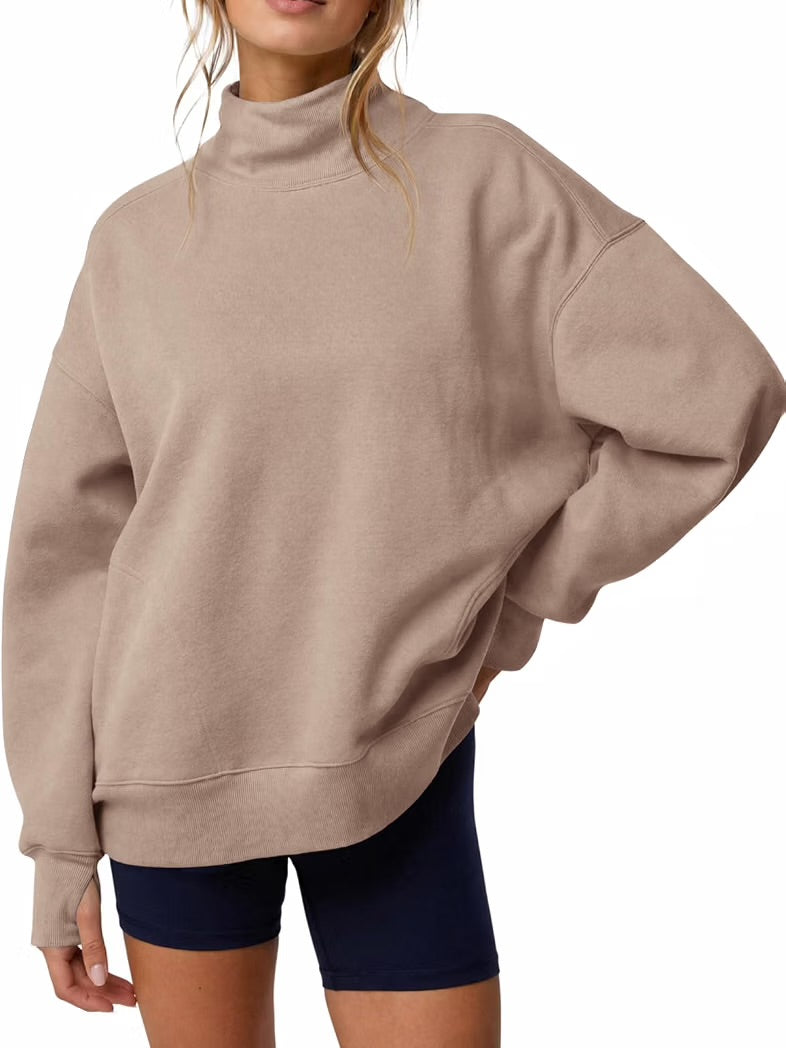 Mock Neck Sweatshirt