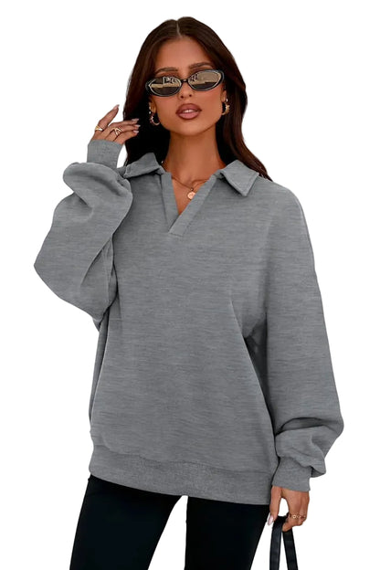 Collared Sweatshirt