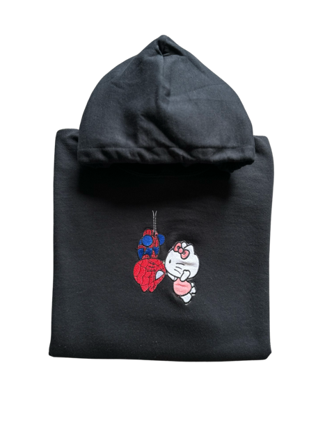 Hello Kitty-Spiderman Kiss Sweatshirt