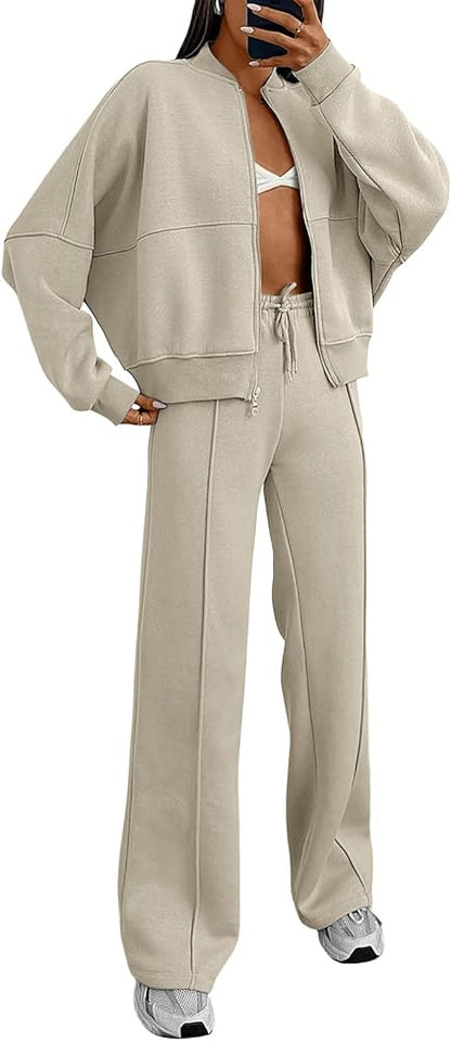 Zip Up & Sweatpant Set